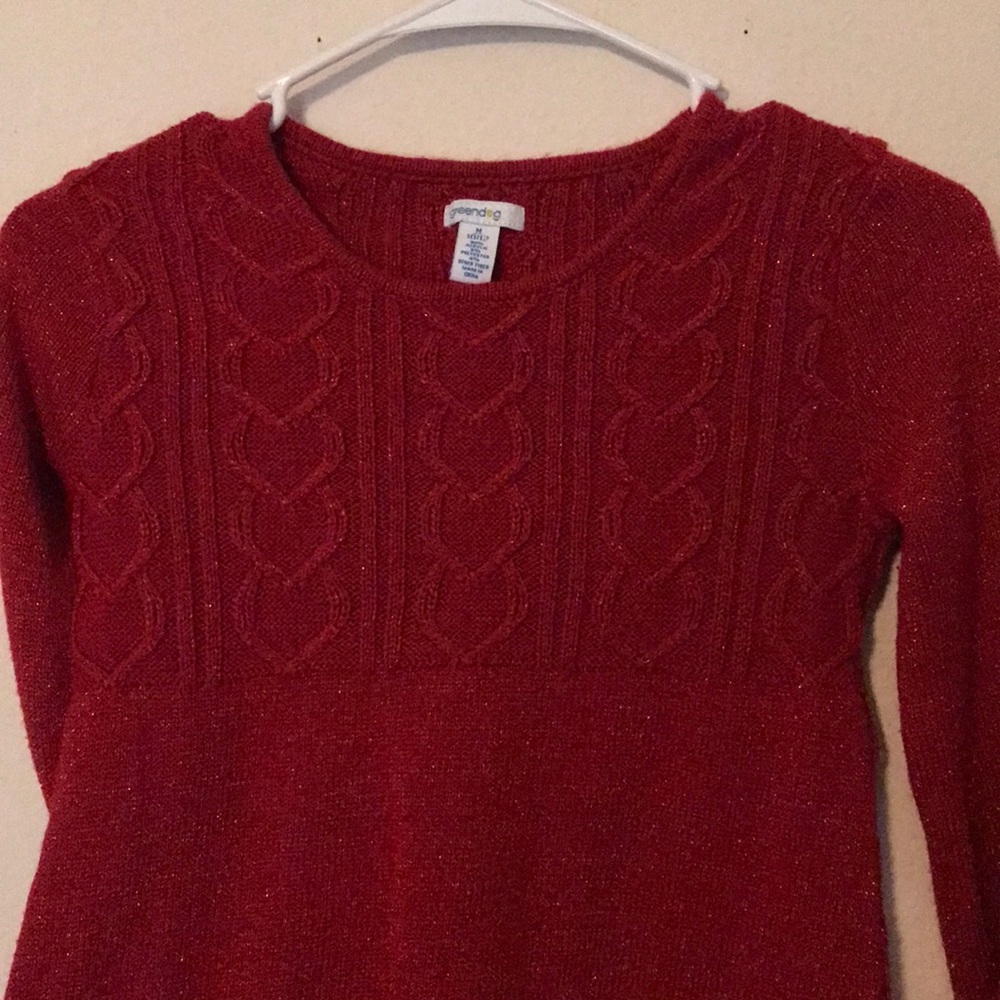 Greendog Red Sweater Dress - Picture 3 of 3